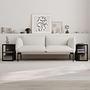 Echo Side Table Set Wood Veneer Retro Grey 2
