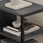 Echo Side Table Set Wood Veneer Retro Grey 3