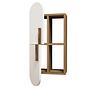 Rose Shelf Wood veneer White 0