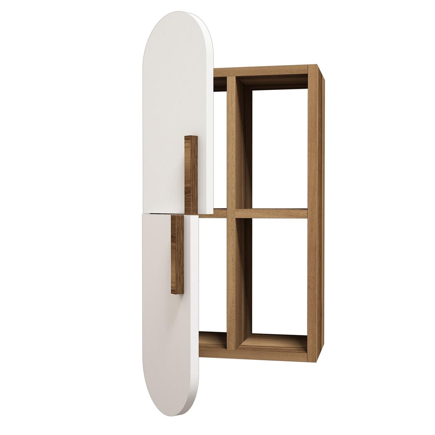 Rose Shelf Wood veneer White 0