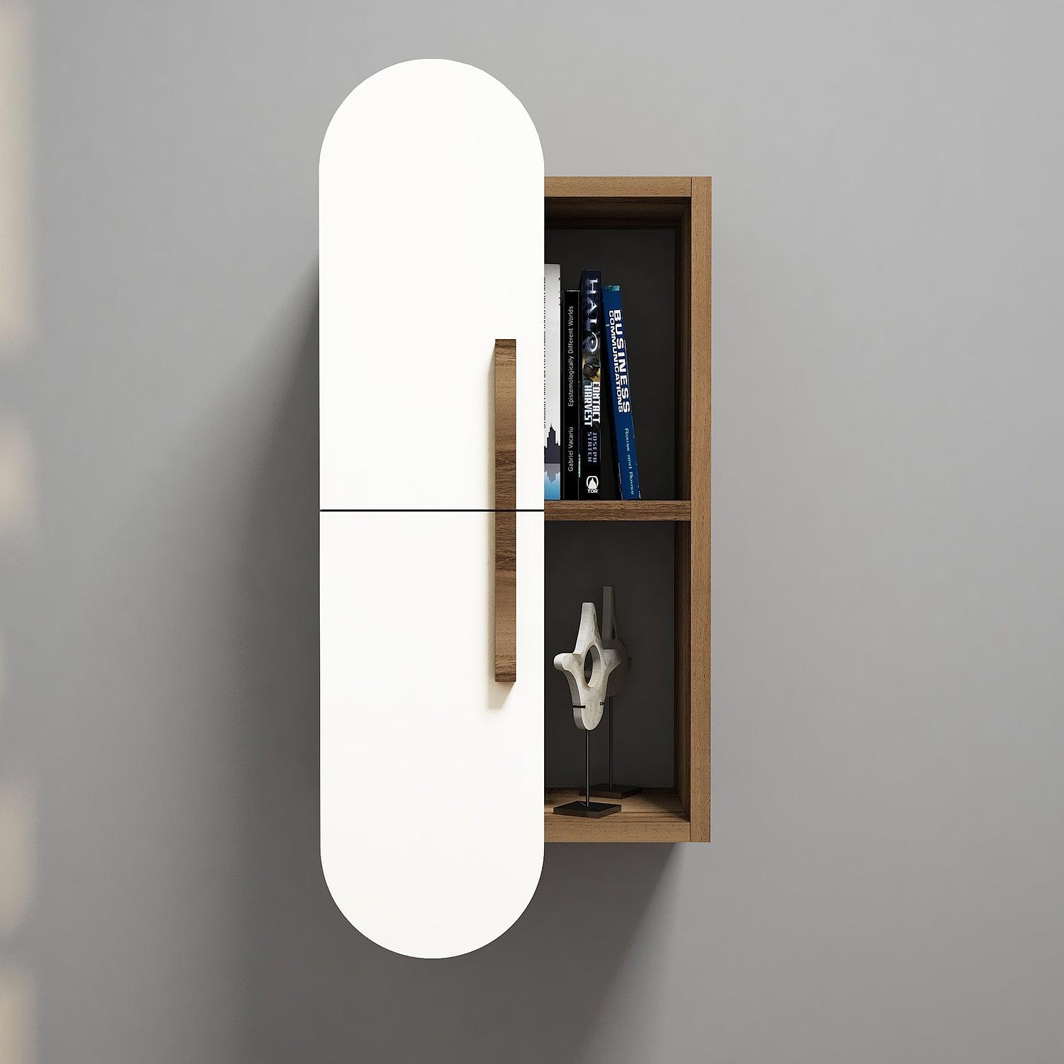 Rose Shelf Wood veneer White 3