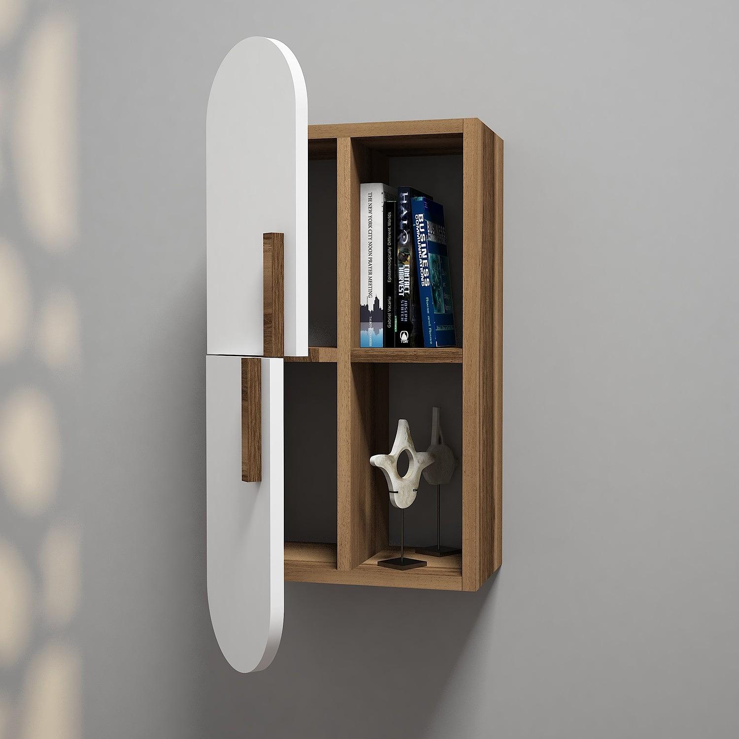 Rose Shelf Wood veneer White 2