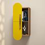 Rose Wall Shelf Wood veneer Yellow 1