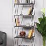 Balaban Bookshelf Wood veneer Anthracite 2