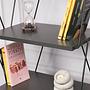 Balaban Bücherregal Holzfurnier Anthrazit 3
