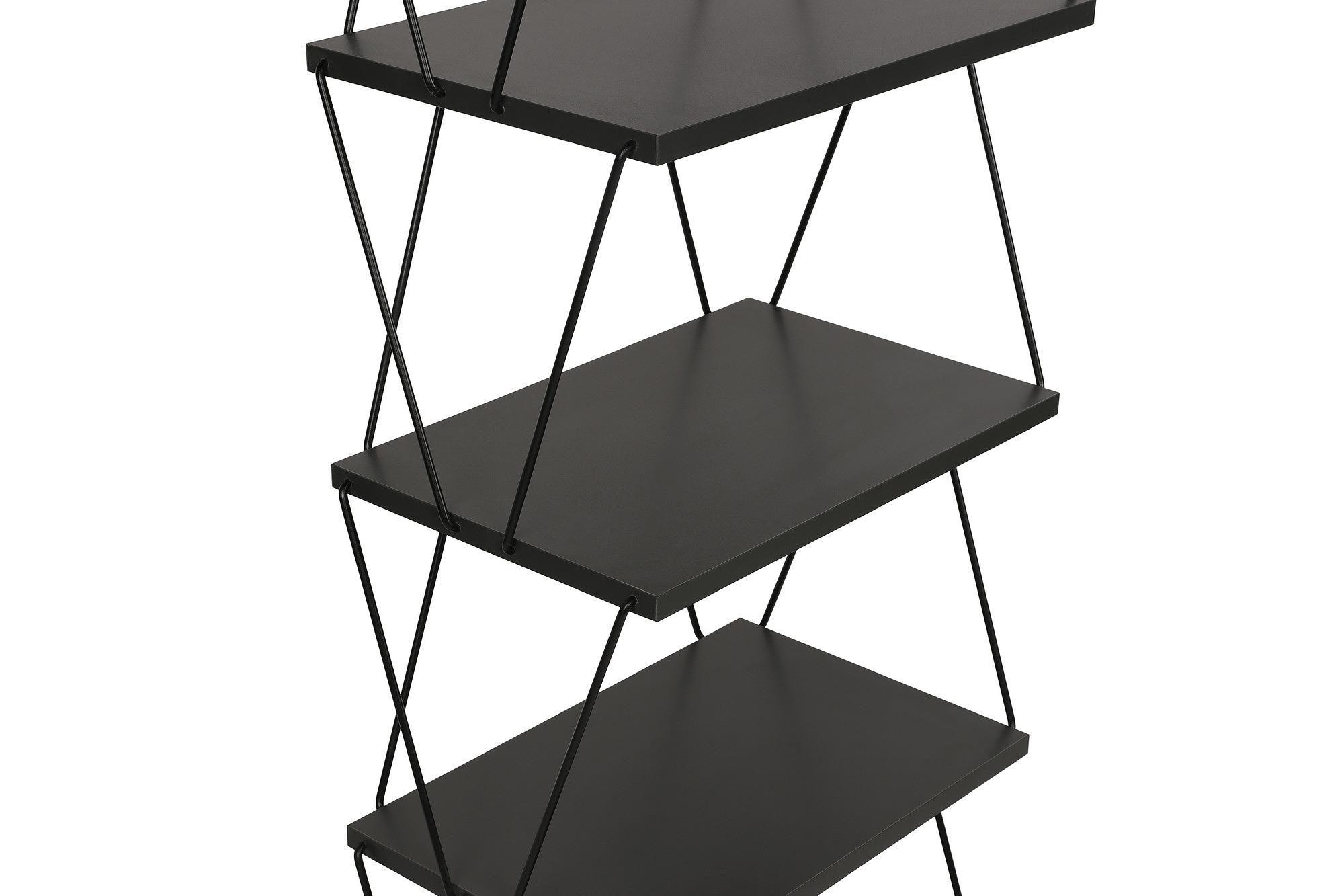 Balaban Bookshelf Wood veneer Anthracite 8