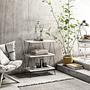 Lazandos Side table Wood veneer White 1