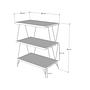 Lazandos Side table Wood veneer White 4