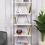 Balaban Bücherregal Holzfurnier Weiß 1