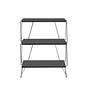 Lazandos Side Table Wood Veneer Anthracite 5