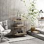 Lazandos side table wood veneer 1