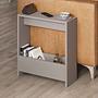 Simpi Side Table Wood Veneer Light Mocha 1