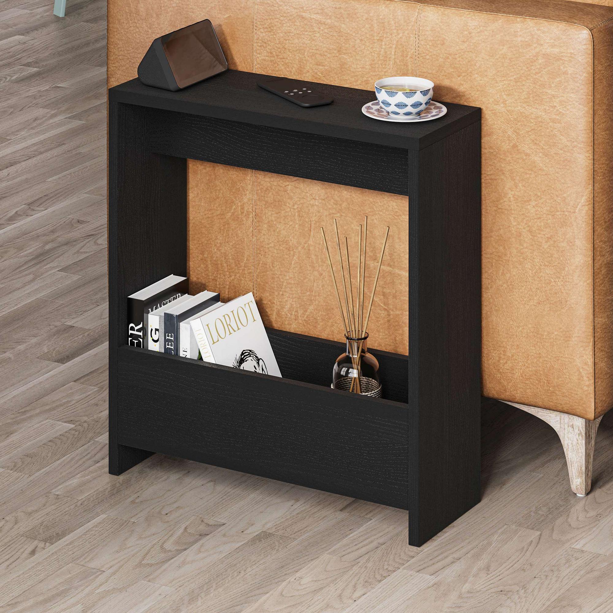 Simpi Side Table Wood Veneer Black 1