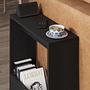 Simpi Side Table Wood Veneer Black 3