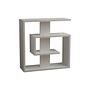 Saly Side Table Wood Veneer White 0