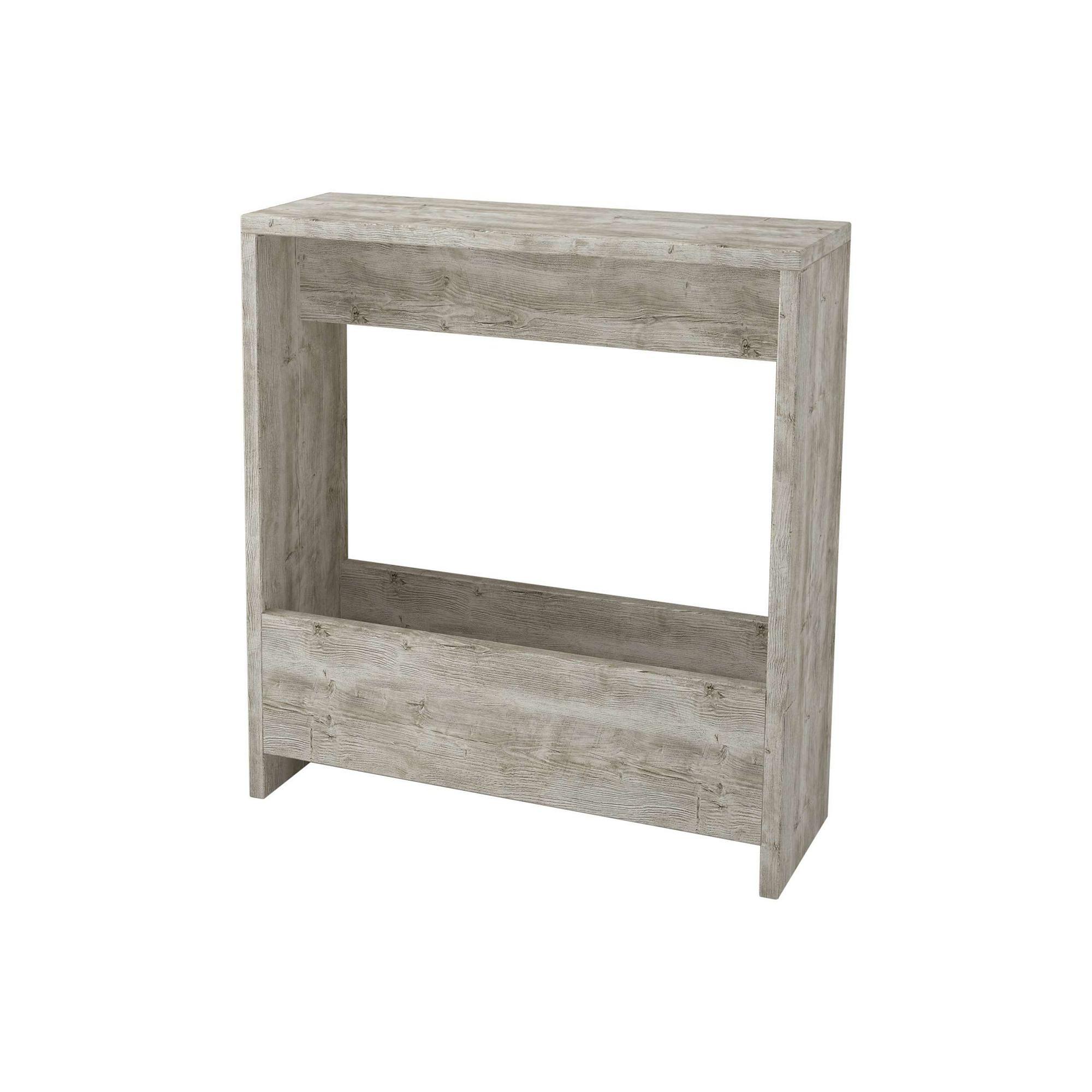 Simpi Side Table Wood Veneer Antique White 0