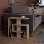 Saly Side Table Wood Veneer White 1