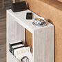 Simpi Side Table Wood Veneer Antique White 2
