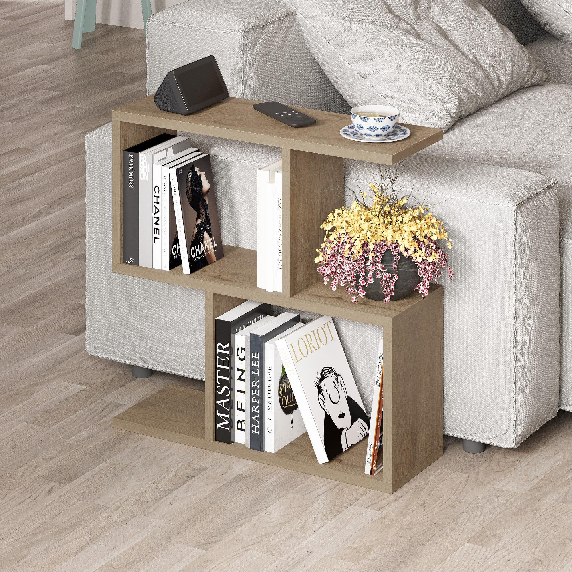 Homemania Couchtisch Holzfurnier Sepet 1