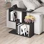 Homemania Coffee Table Wood Veneer Black 1