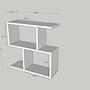 Life Beistelltisch Holzfurnier Anthrazit 3