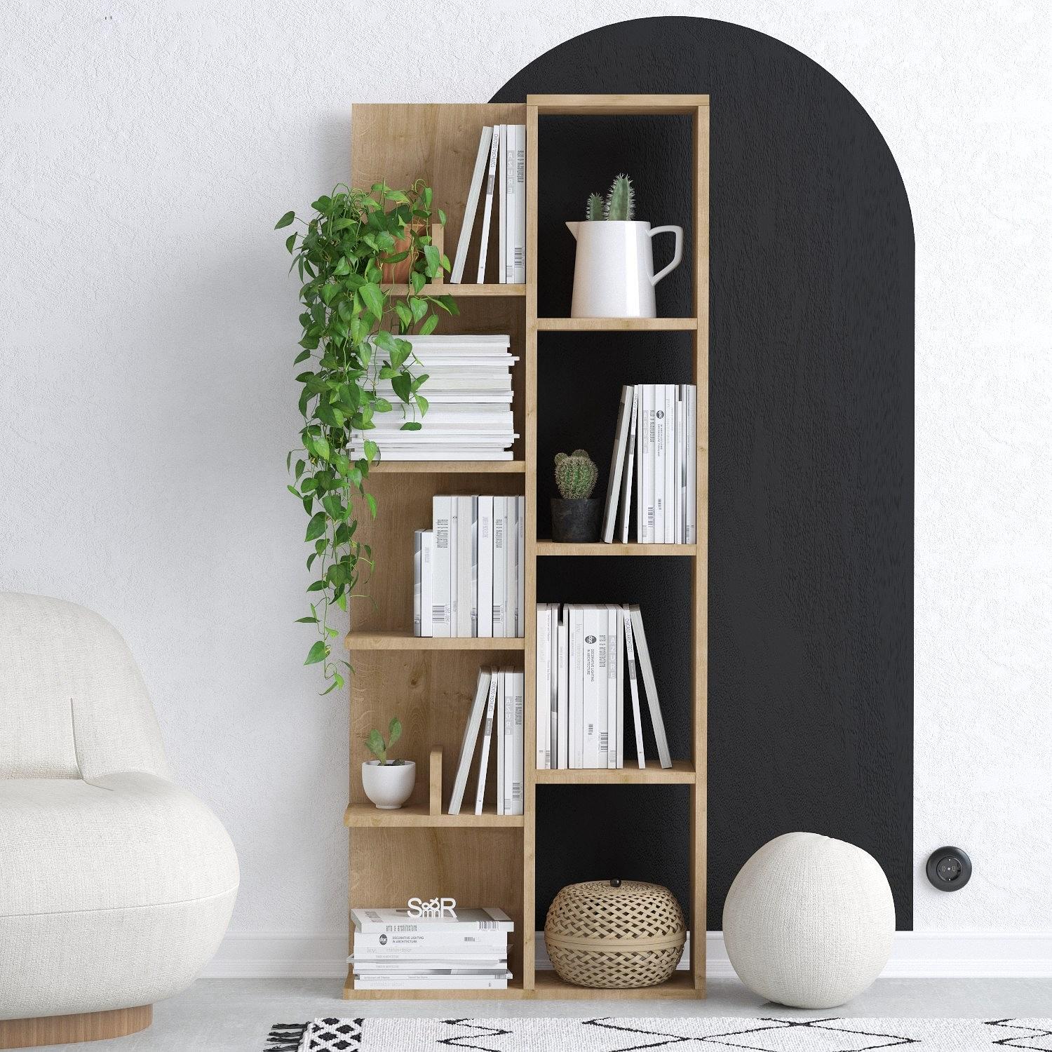 Lily Bücherregal Holzfurnier 4