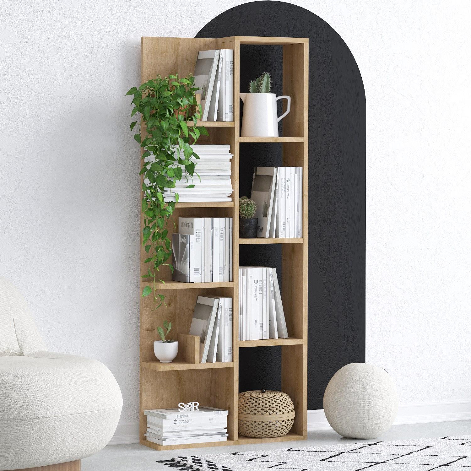 Lily Bücherregal Holzfurnier 2