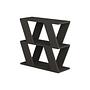 Lazena Side Table Wood Veneer Anthracite 0