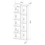 Lily Bookshelf Wood Veneer 5