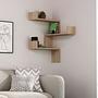 Luksa Shelf Wood veneer 1