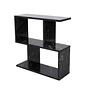 Life Side table Wood veneer Black 0