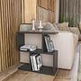 Side table wood veneer anthracite 1