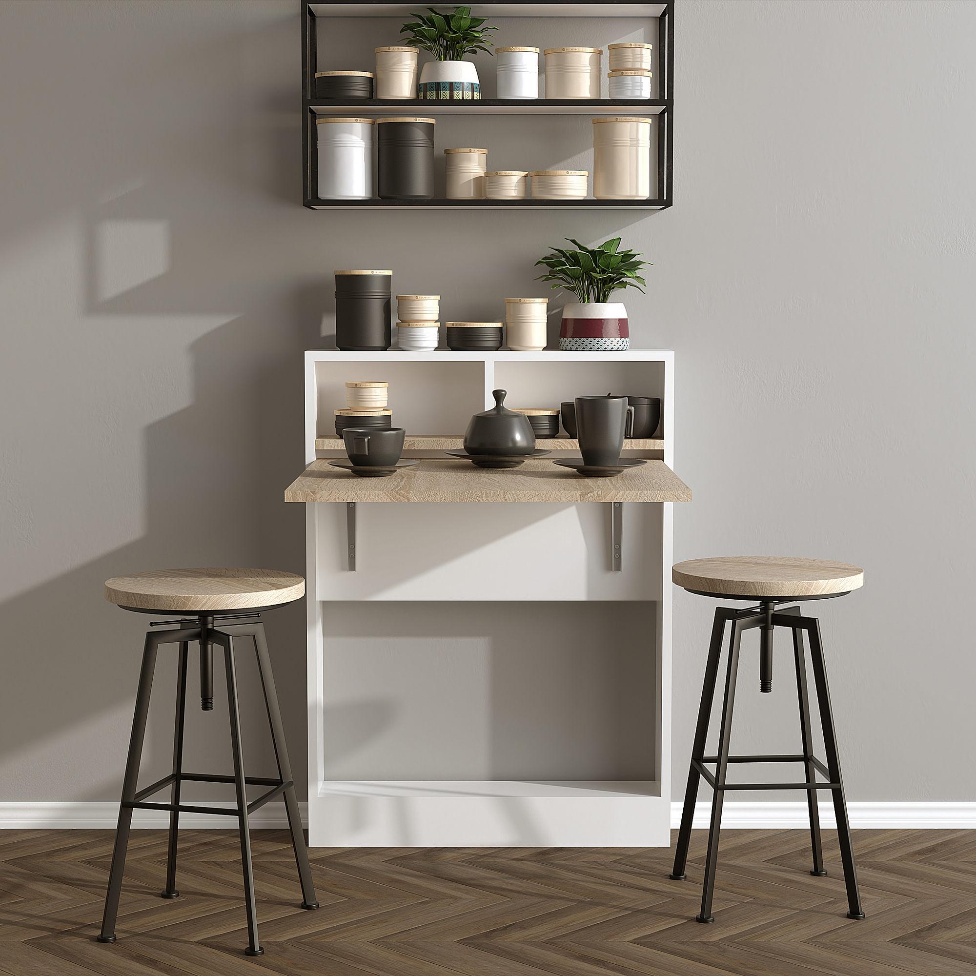 Bracked Folding Table Wood veneer Patara 2