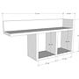 Room Wall shelf Wood veneer Anthracite 3