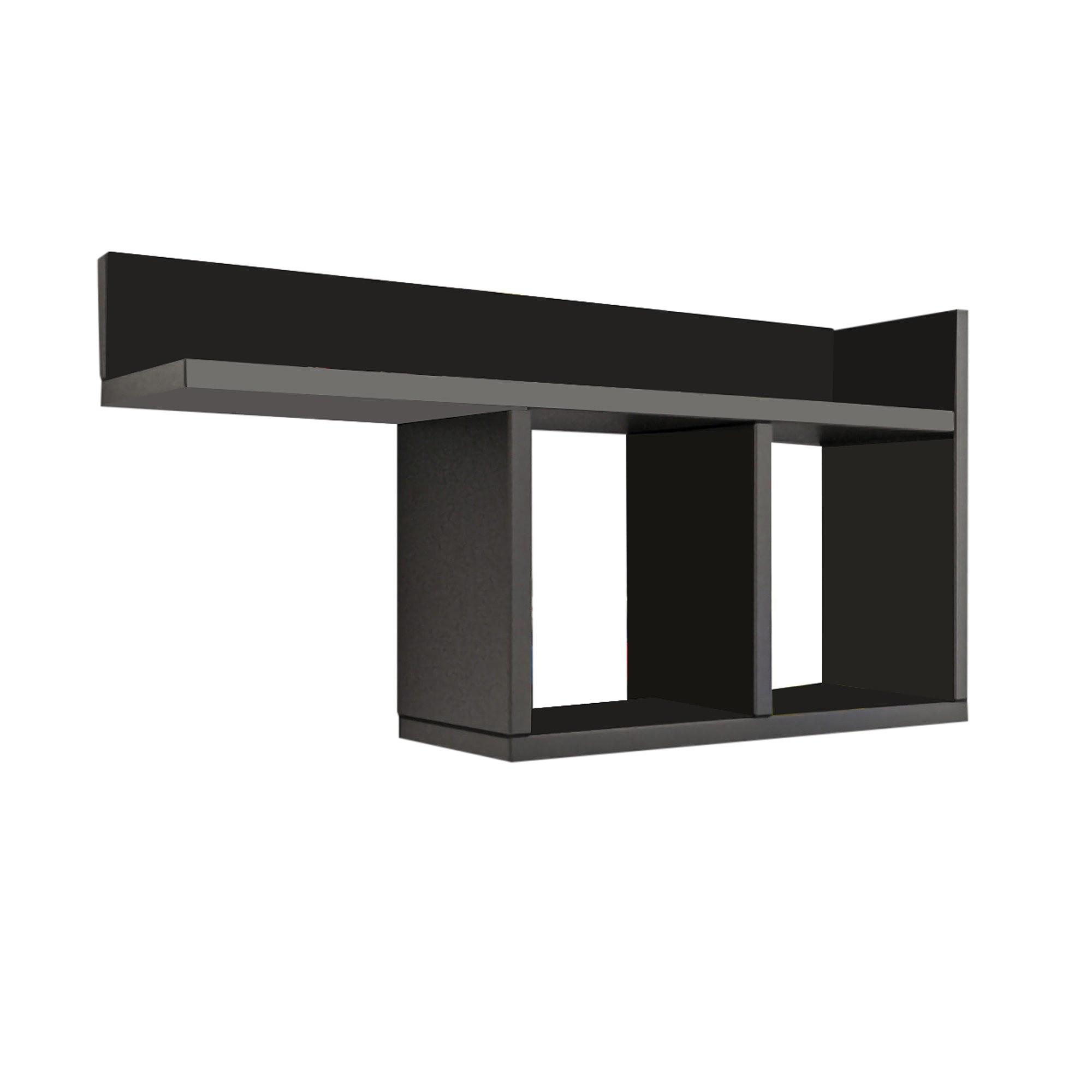 Room Wandregal Holzfurnier Anthrazit 4