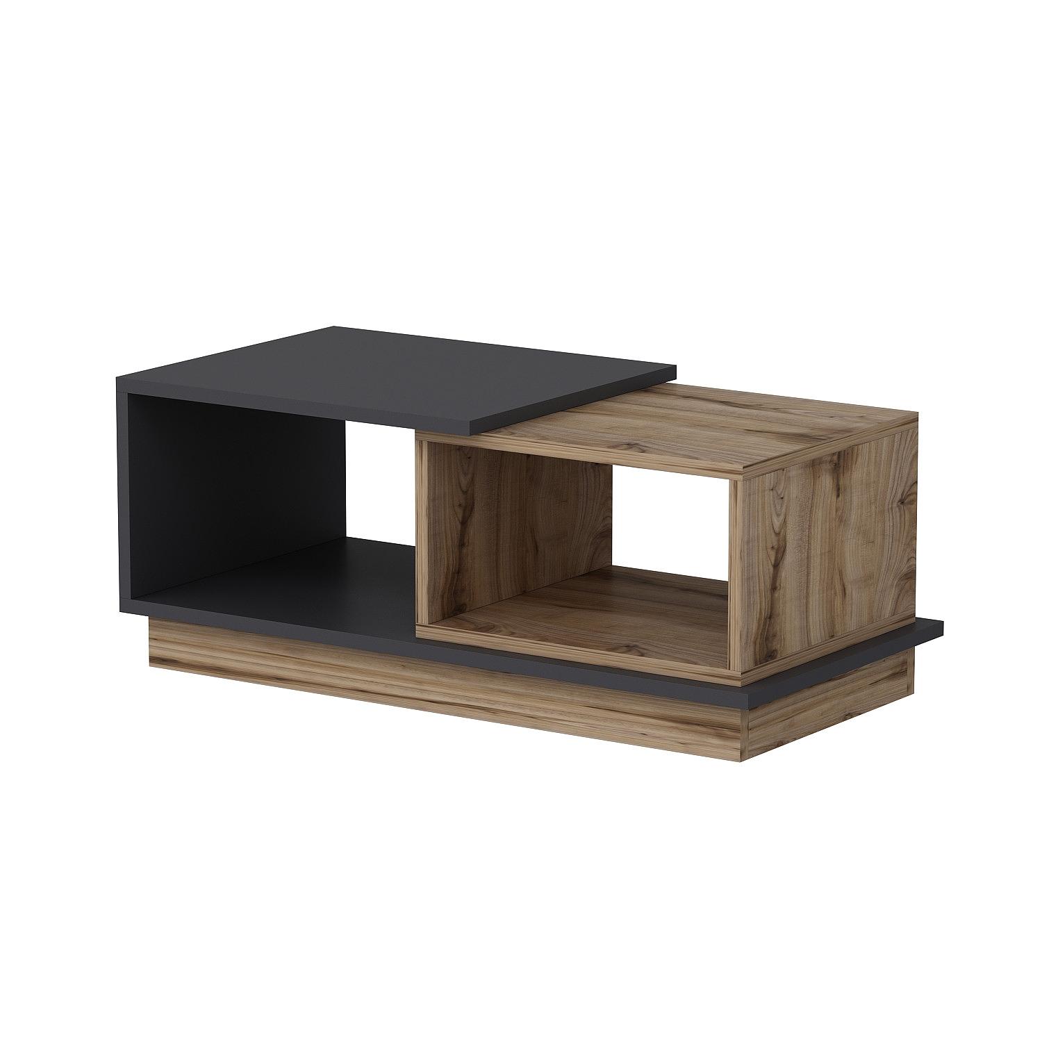 Consept Coffee table wood veneer anthracite 6