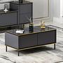 Imaj Coffee table wood veneer anthracite 2