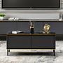 Imaj Coffee table wood veneer anthracite 3