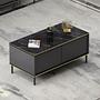 Imaj Coffee table wood veneer anthracite 4