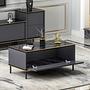 Imaj Coffee table wood veneer anthracite 7
