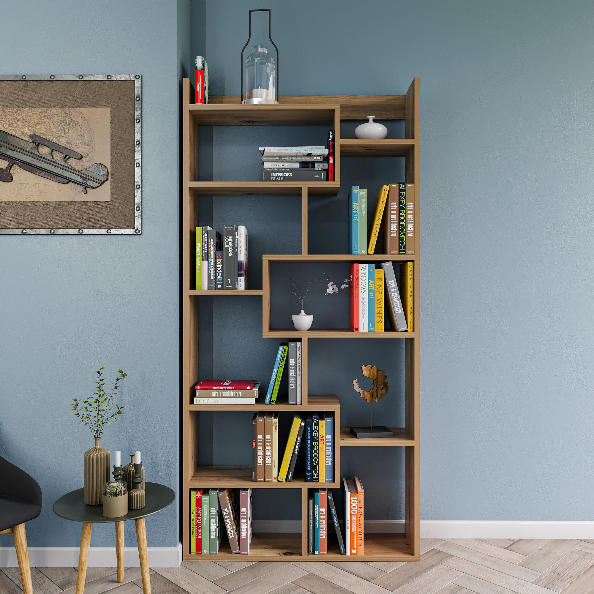 Kuttap Bookshelf Wood Veneer 1