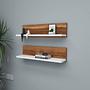 Shelf Mensola da parete Impiallacciatura in legno Bianco 1