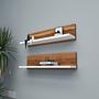 Shelf Mensola da parete Impiallacciatura in legno Bianco 2