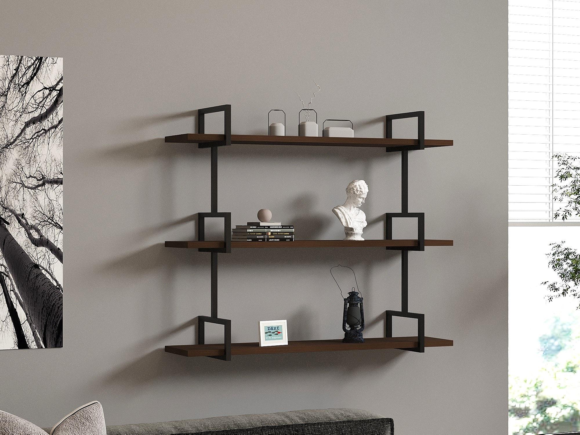 Uras Wandregal Holzfurnier 1