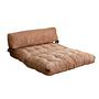 Fold Velvet 2 Sofa bed 2-seater Camel 0