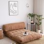 Fold Velvet 2 Sofa bed 2-seater Camel 1