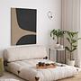 Fold Velvet 2 Sofa bed 2-seater White 2