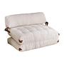 Fold Velvet 2 Sofa bed 2-seater White 0