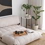 Fold Velvet 2 Sofa bed 2-seater White 3