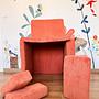 Puzzle Sofa Bed 2-Seater Orange 7